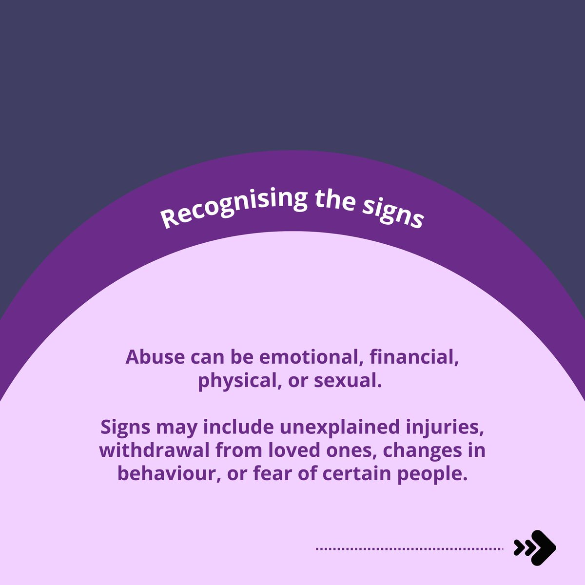 Domestic abuse knows no age!

An article by Age UK sheds light on the harsh reality for older women facing abuse. 
ageuk.org.uk/discover/2023/…
If you or someone you know is in need of support, please reach out. You are not alone. 💙

Infographic by <a href="/SatedaCharity/">Sateda Charity</a>