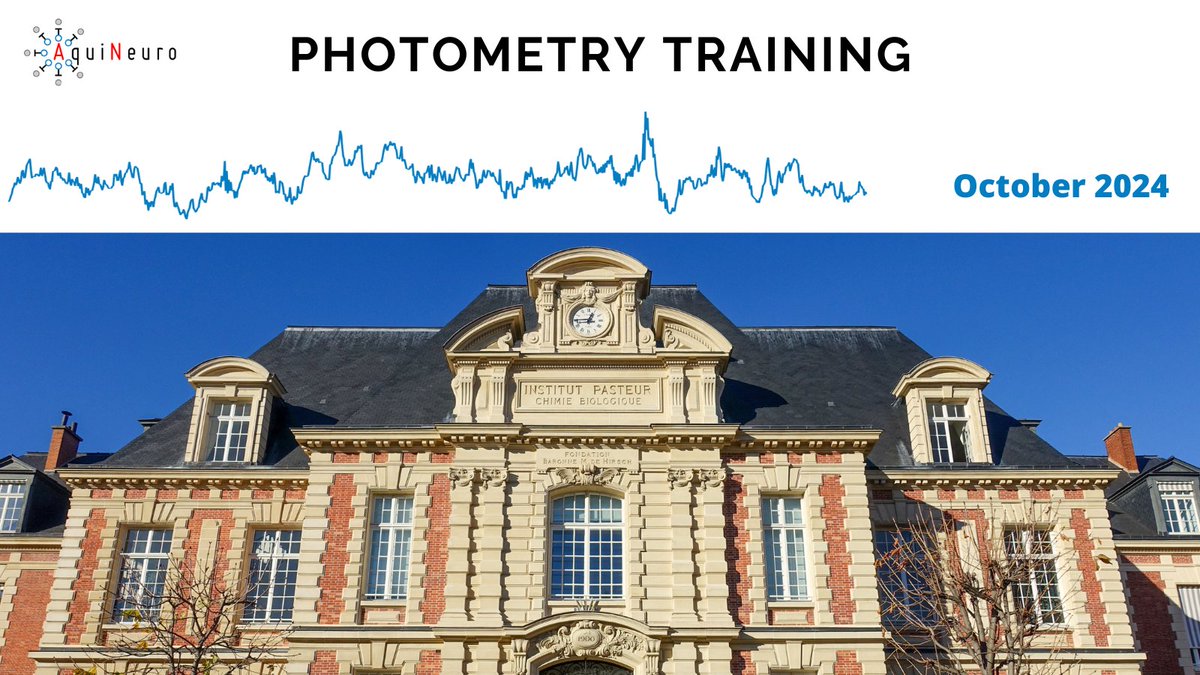 We had a great time and got some beautiful calcium signals <a href="/institutpasteur/">Institut Pasteur, since 1887</a>. Thanks to Morgane, Chloé, Manon, and Yago for the amazing welcome! Back on Nov 5th for python and fiber photometry.
email: info@aquineuro.eu
#FiberPhotometry #Neuroscience #Python #Paris #CalciumImaging