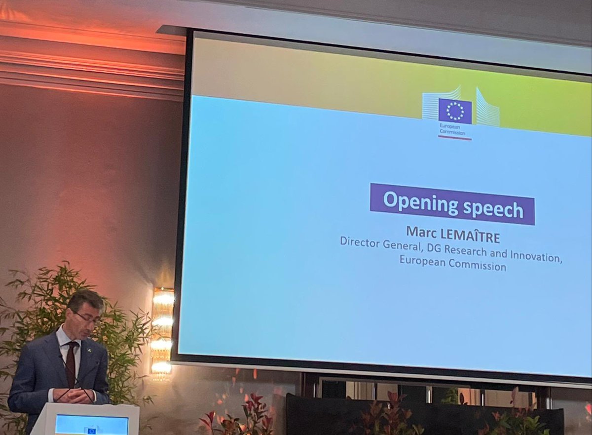 industriAll_EU's tweet photo. At the Industry 5.0 community of practice plenary this morning @lemaitre_eu director general of @EUScienceInnov refers to @industriAll_EU  paper on industry 5.0 🙌 in his opening speech and the need for industries to deliver a human centric approach for workers

🔗 https://t.co/bOe1d5UlI9