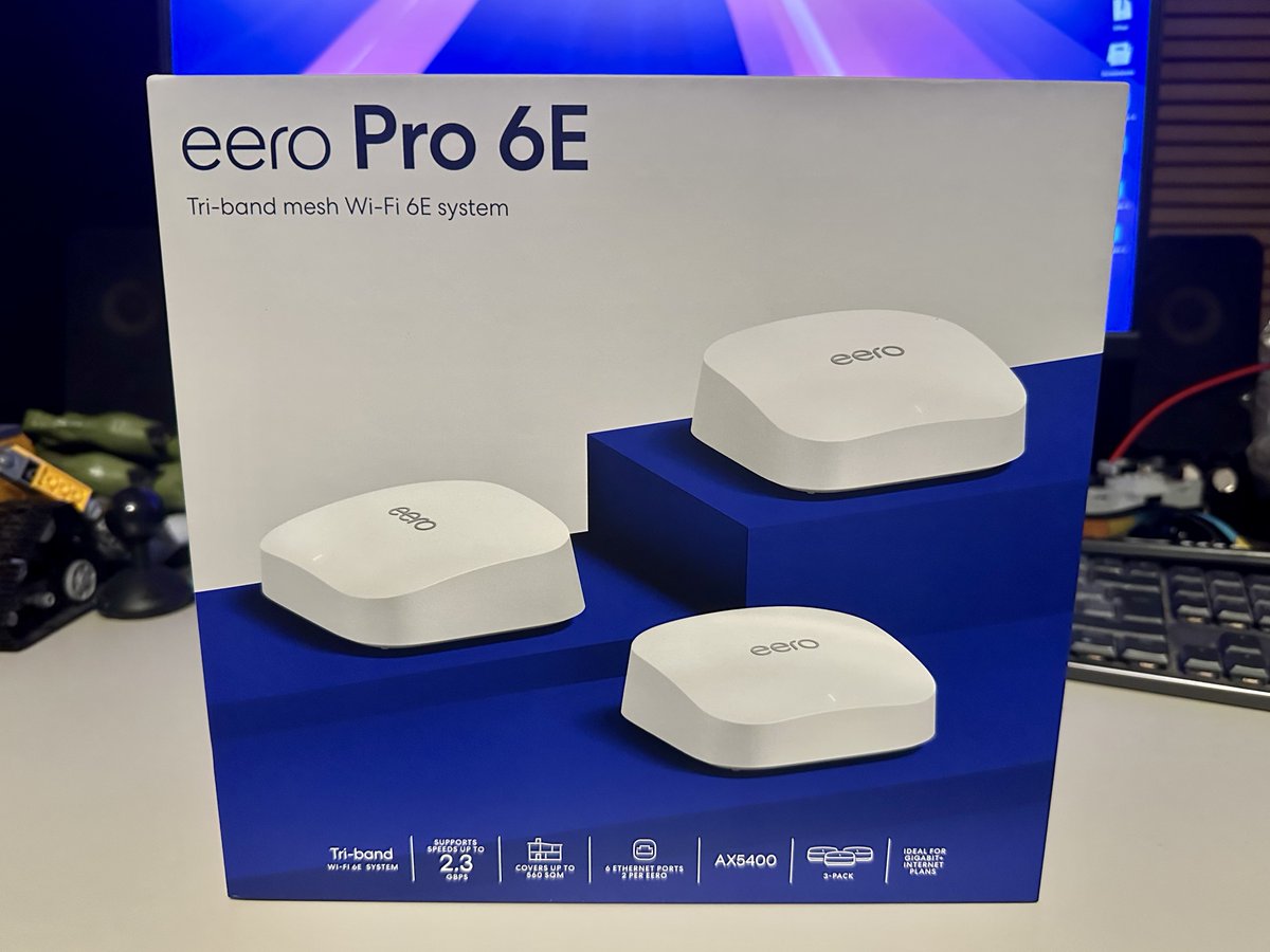 When you run a professional home office as well as support two teenage video game enthusiasts, you know when it's time to upgrade your connectivity! Say goodbye to powerline ethernet and hello to 400Mbps #WiFi #eero