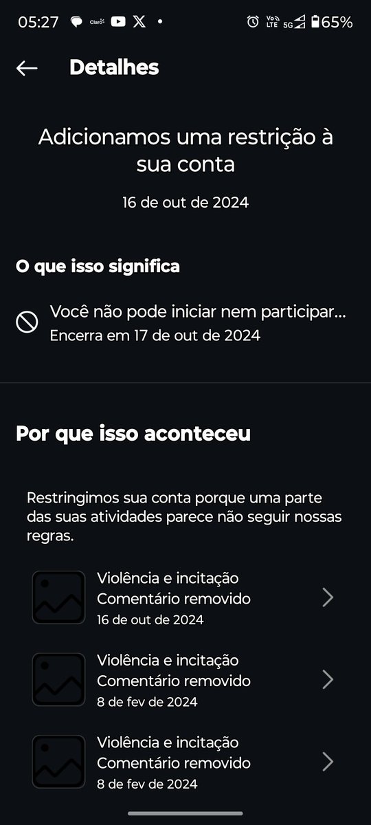 No Instagram não pode digitar, turminha das 40 gramas.kkkkkkkkkk