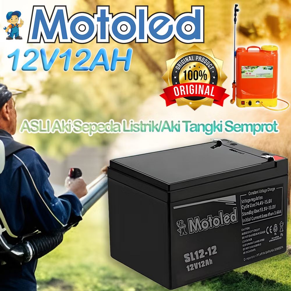 heru_day's tweet image. Cek MOTOLED ASLI Aki Sepeda Listrik Aki 12V 12AH （Kemasan tebal）Aki Semprotan Pertanian/ Aki Sprayer/Bola Lampu Sepeda Lstrik Aki Kering 12 Volt 12AH Garansi 2 tahun  Original Bergaransi Resmi dengan harga Rp92.000. Dapatkan di Shopee sekarang! s.shopee.co.id/10kxCKT7km?sha…