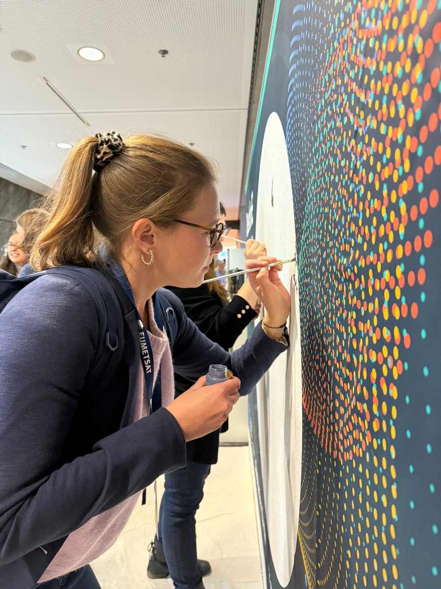 Participants are enjoying getting creative at the #DestinE User eXchange - we're making progress!

Don't forget to stop by and help fill it in before you leave 🖌