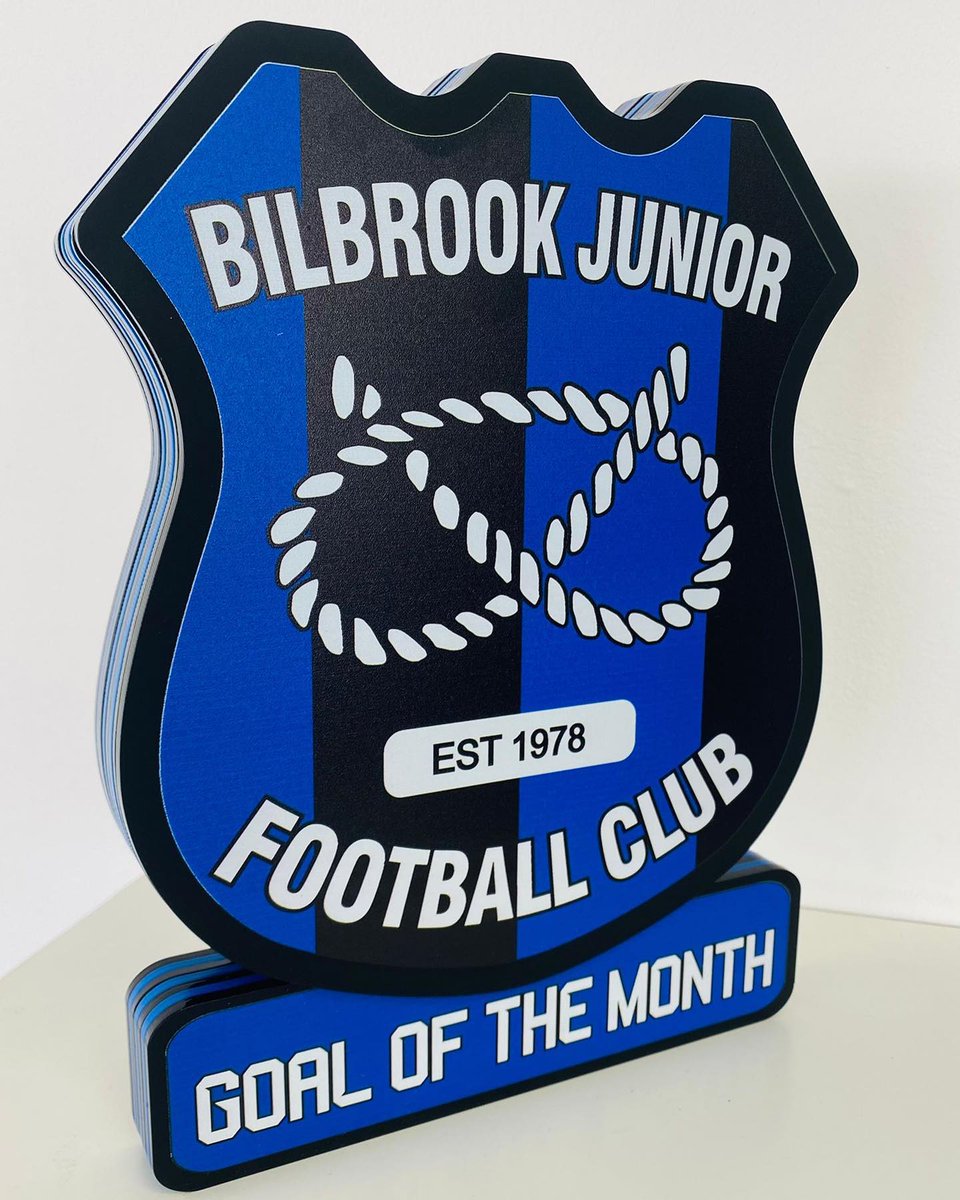 We loved creating this bespoke Bilbrook Junior Football Club's goal of the month award🏆

Whether it’s for football or a special achievement, we create personalised trophies that leave an impression🏆 🏅

Get in touch today
📞02476 667 355
📧sales@trophyme.co.uk

#footballawards