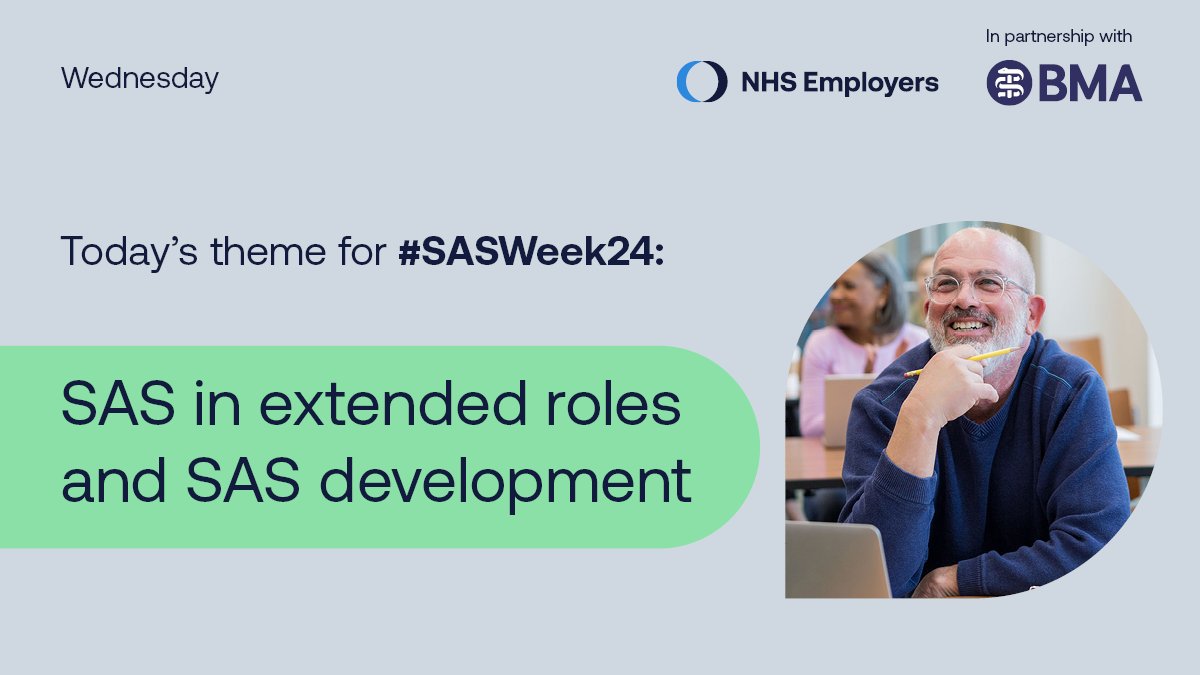 Today for #SASWeek24 we’re focusing on the extended roles SAS doctors can take on and professional development opportunities.

Dr Naeem Aziz, our SAS lead, discusses expanding the role of SAS doctors in leadership, training and education: ow.ly/wFHv50TLzSz