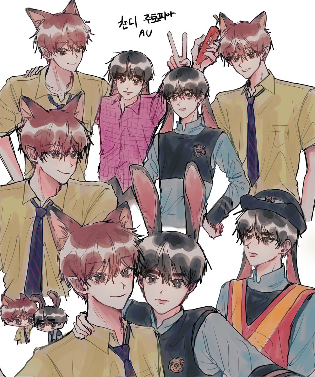 #찬디 #Chansoo
주토피아 au