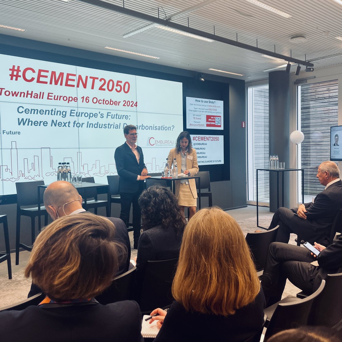 "Addition of solutions is the right approach - there is not only one way to go through!"
"My door is open to discuss the detailed options."
Simplification, dialogue, value-chains, clean industrial deal. 
Few keywords addressed by <a href="/pcanfin/">Pascal Canfin</a> at #CEMENT2050
