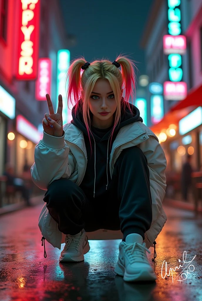 DeniedBySystem's tweet photo. Neon nights, city lights, and a chill vibe. ✌️ Ready for another level up? 🌃✨
#NightCity #StreetVibes #LevelUp #NeonDreams #GameOn #AprilXOXO #gamer #gamergirl #geekgirl #geek #nerd #nerdgirl #g33k https://t.co/dIbC76IPce