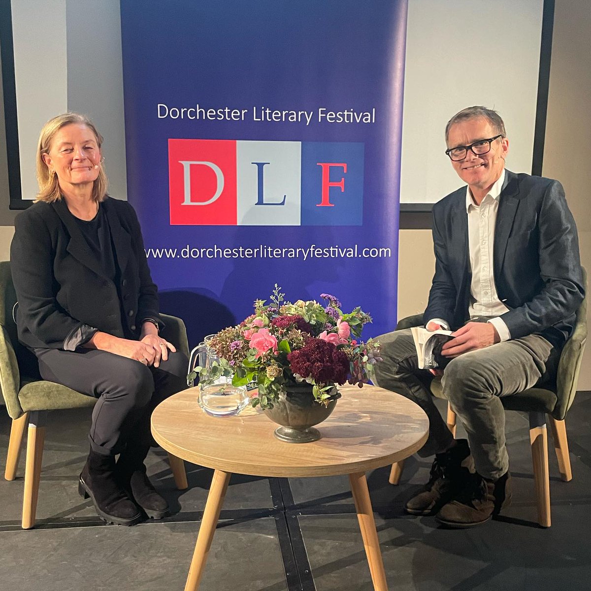 DorchLitFest's tweet photo. @JimDown8 Fantastic conversation and a fantastic book. #LifeintheBalance https://t.co/YErN13HFGt