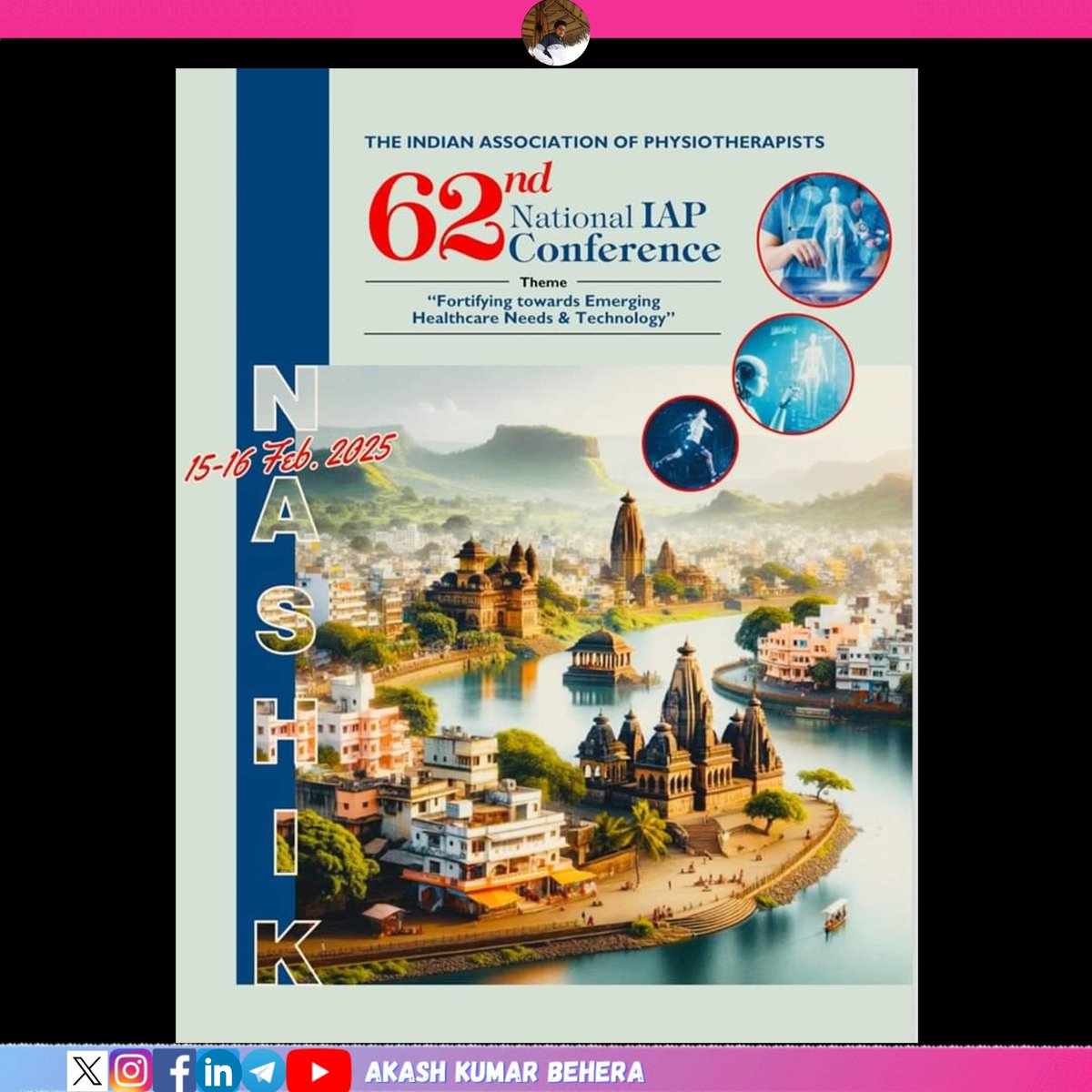 Akash68008045's tweet image. 62nd National IAP Conference. 
.
#IAP #iapcon #iapconference #idianassociationofphysiotherapist #physiotherapy #physiotherapystudent #physiotherapyindia 
#akashkumarbehera #physio #bpt #mpt #physiotherapyupdates #Conference