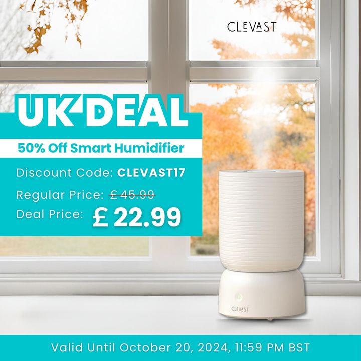 ClevastOfficial's tweet image. Ready for a fall refresh? Our UK deal is here to help you save big! 😍 Get up to 50% off and keep your home feeling fresh and cozy this season. 🍂

Don’t miss out! 👉 Shop now: pro.clevast.com 

#Clevast #amazonfinds #fallessentials #homeessentials