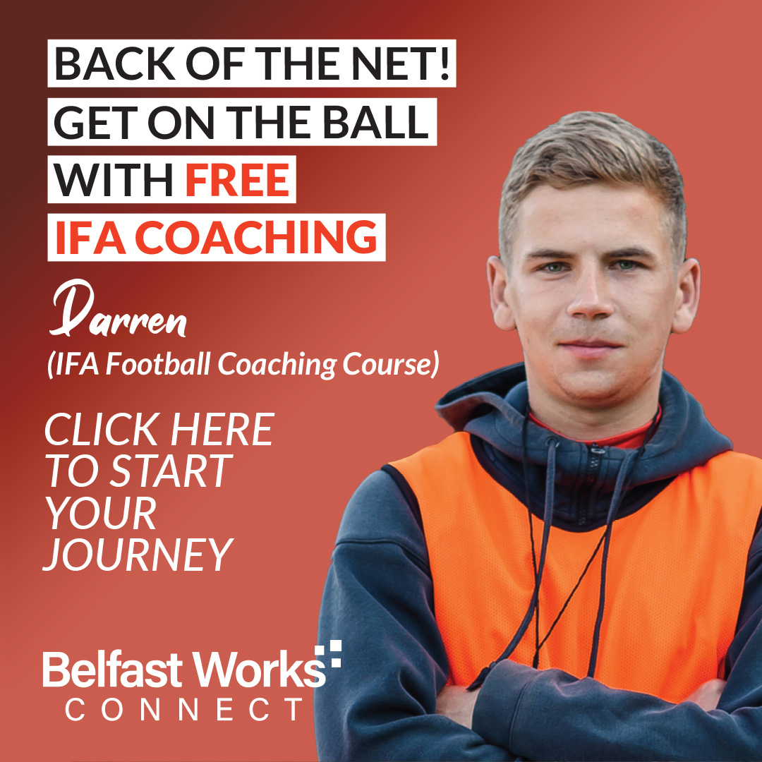 ⚽ FREE Football Coaching Course! ⚽

*criteria applies*

Don’t miss out on this chance to jumpstart your coaching career. Limited spots available—sign up today!
👉 belfastworksconnect.com/training-cours…

#belfastworksconnect #footballcoaching #freecourses #futurecoaches