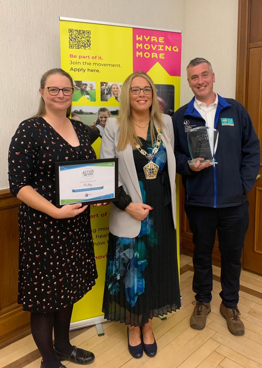 The Bay: A Blueprint for Recovery (@thebaywellbeing) on Twitter photo It's been a massive week for our Wyre team who have won not just one but two prizes!
First up was the Rural Community Group Nature Champion at <a href="/Lancswildlife/">Lancashire Wildlife Trust</a> supporters day, and then last night they got the Environmental Sustainability Award at <a href="/wyrecouncil/">Wyre Council</a>'s Active Wyre Awards It's been a massive week for our Wyre team who have won not just one but two prizes!
First up was the Rural Community Group Nature Champion at <a href="/Lancswildlife/">Lancashire Wildlife Trust</a> supporters day, and then last night they got the Environmental Sustainability Award at <a href="/wyrecouncil/">Wyre Council</a>'s Active Wyre Awards