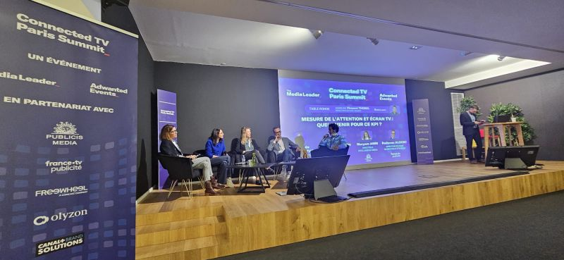 MediaLeaderFR's tweet photo. Mesure de l’attention et écran TV : quel avenir pour ce KPI ? avec Meryem AMRI (Publicis Media), Radovan Aleksic (FranceTV Publicité), Ingrid Couasnon (Olyzon) et Dorothée Alabeurthe (CANAL+ BRAND SOLUTIONS), animée par @VincentThobel https://t.co/htlrJ1gy9n