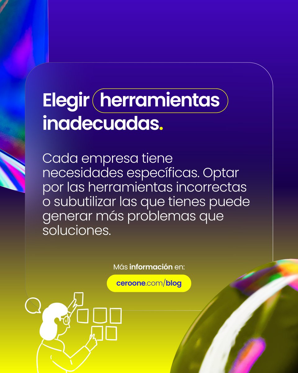 ceroonetech's tweet photo. ¿Estás enfrentando la transformación digital de tu empresa? ¡Cuidado con estos errores comunes! ❌

Aquí te contamos algunos de los errores más comunes que las empresas suelen cometer al digitalizarse. 👇🏽

👉🏽 Lee el artículo completo aquí: https://t.co/3oDoUnJjIO https://t.co/LnUl6OJIYY