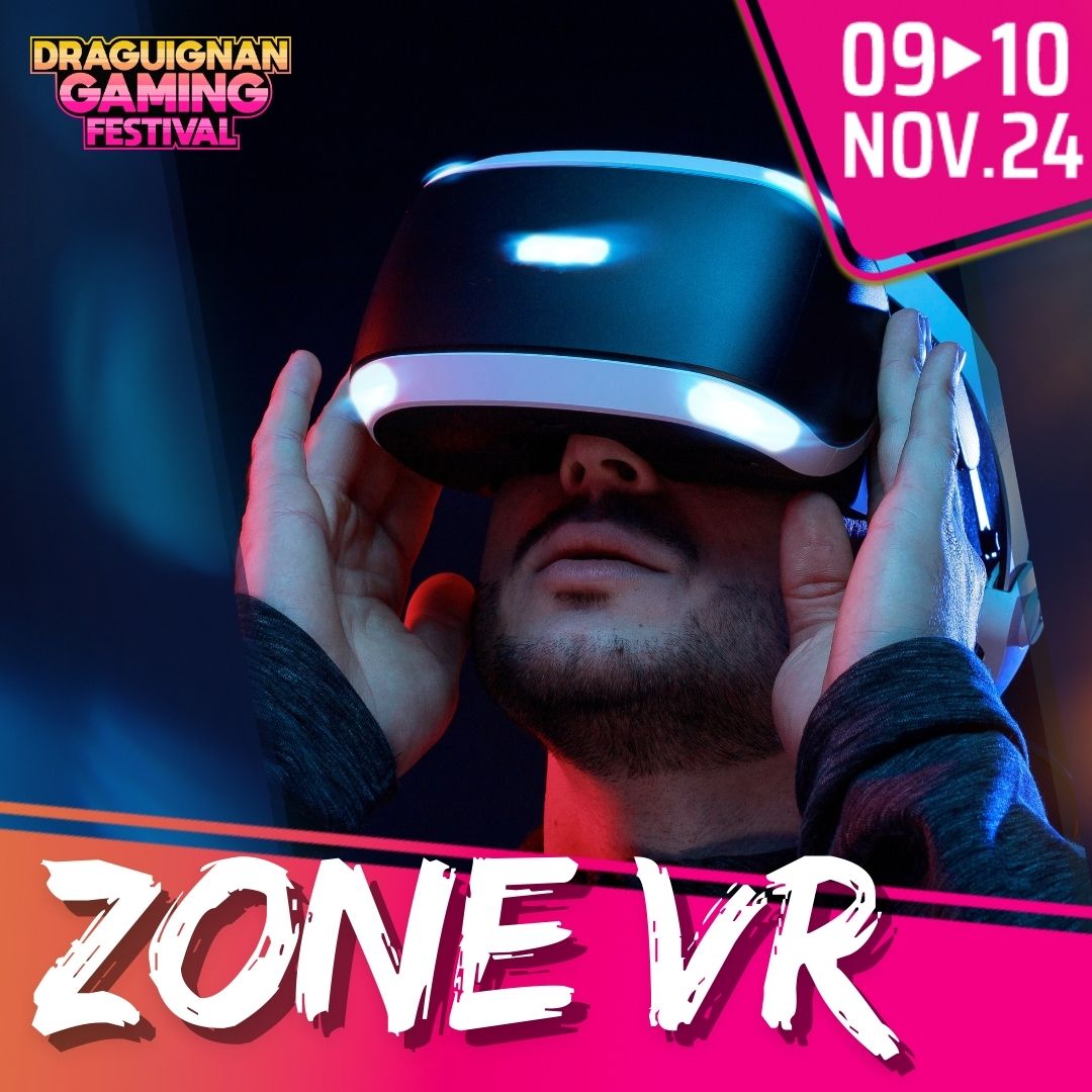 Draguignan Gaming Festival (@draguignangame) on Twitter photo 🎮 Plongez dans la réalité virtuelle au <a href="/DraguignanGame/">Draguignan Gaming Festival</a>   ! 🎮
Animé par la Ludothèque Lei Jougadou, RétroWorld et <a href="/PUREsportFR/">PUR ESPORT 🇫🇷</a> , cet espace vous offre une expérience unique où vous pourrez explorer des mondes fantastiques et relever des défis en 360°. 
#DGF24 #EspaceVR #gaming 🎮 Plongez dans la réalité virtuelle au <a href="/DraguignanGame/">Draguignan Gaming Festival</a>   ! 🎮
Animé par la Ludothèque Lei Jougadou, RétroWorld et <a href="/PUREsportFR/">PUR ESPORT 🇫🇷</a> , cet espace vous offre une expérience unique où vous pourrez explorer des mondes fantastiques et relever des défis en 360°. 
#DGF24 #EspaceVR #gaming