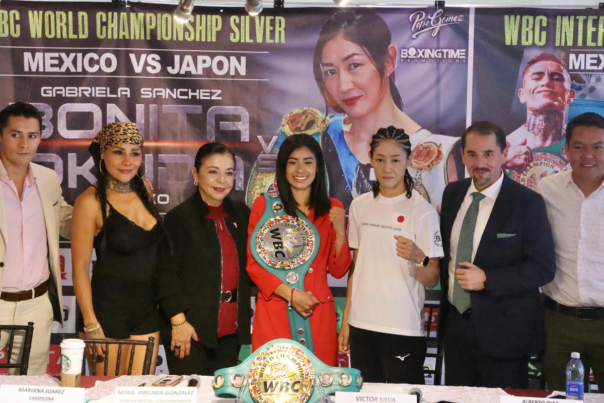 informa247mx's tweet photo. #Deportes #Enterate 
"Puebla se proyecta internacionalmente con el apoyo al deporte y la juventud": Virginia González
Este viernes, la #ArenaBUAP será testigo de la pelea estelar entre Gabriela #LaBonita Sánchez y #OkudaTomoko.
#informativo247
#Puebla #Box
https://t.co/i3RGMndNsx https://t.co/pWWSVzr7g4