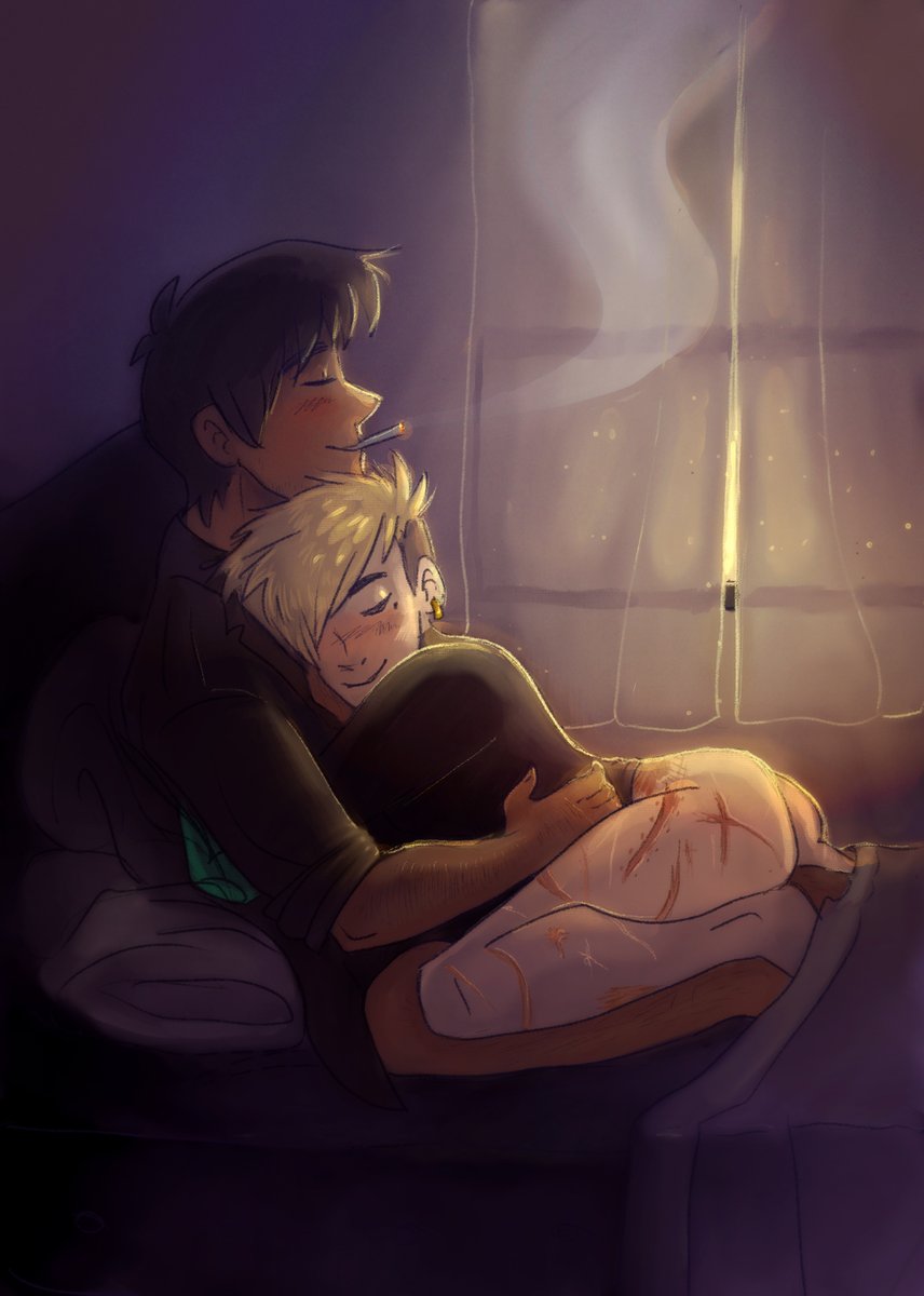 I'm finally posting my stuff from the <a href="/VWAnthology/">Love Thy Sinner - A Vashwood Anthology</a>, Love thy Sinner. I did some art and writing, link to the fic in the next tweet!

Plant &amp; Animal Husbandry
WV / mature / ~7k / complete