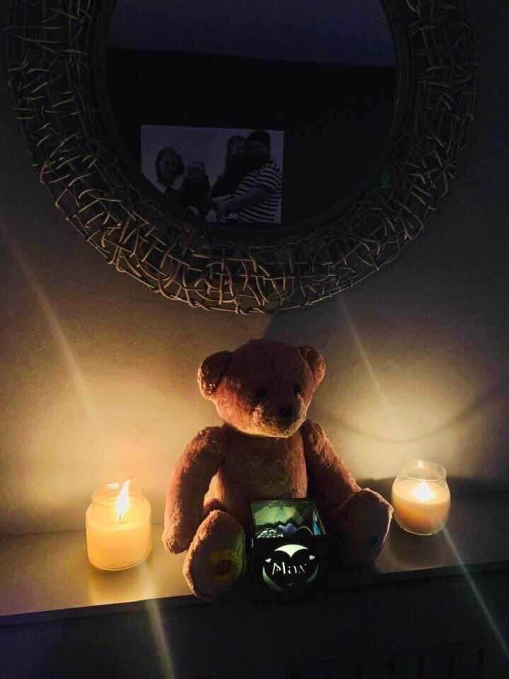 #waveoflight #babylossawarenessweek #maxslegacy💙🐻🌈 #bereavementsupportandaftercare