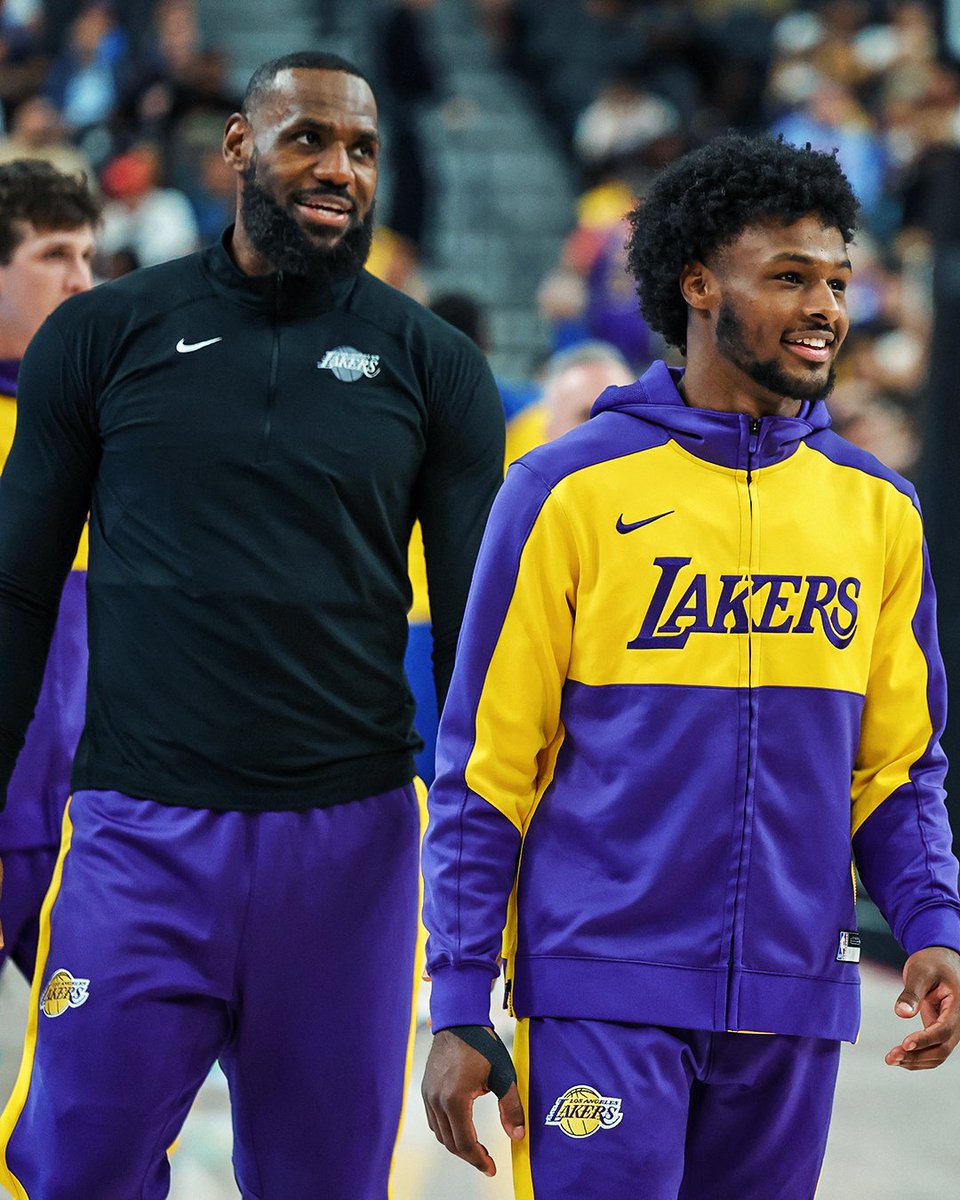 NBA's tweet photo. GENERATIONS COLLIDE ✨ https://t.co/G0JH8SlX0E
