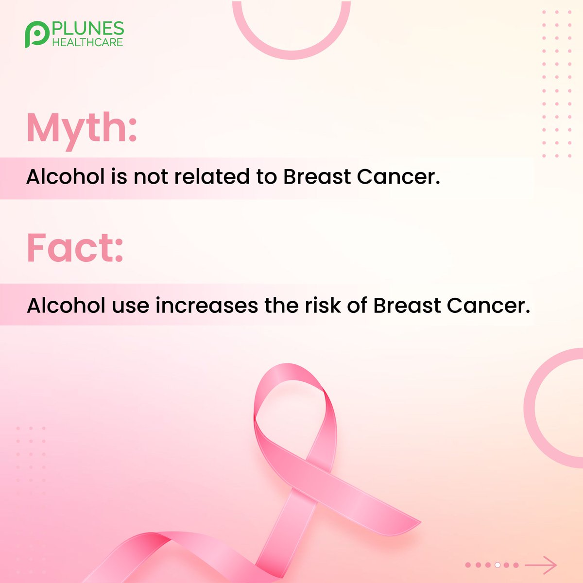 PlunesHealth's tweet photo. Think you know about breast cancer? ❌ Don’t let myths misguide you. ✅ Get informed, stay aware, and take action. 🩺💪 

#BreastCancerAwareness #MythBusting #PlunesHealthcare https://t.co/bWz9rOsiff
