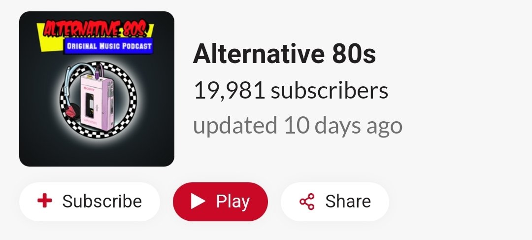 Alternative 80's tweet media