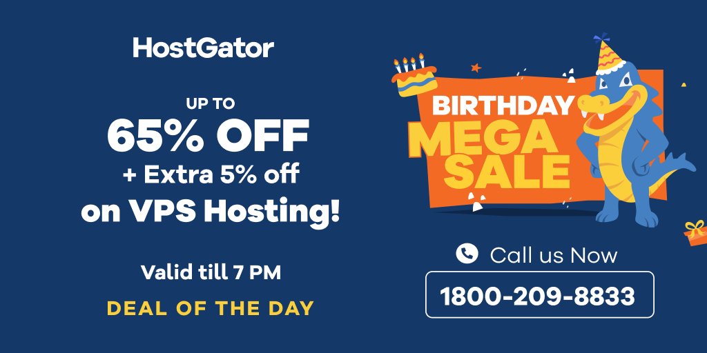 HostGator India tweet media