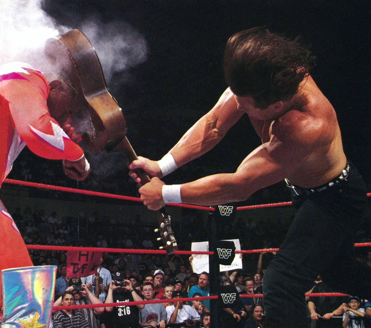 WWFWrestling1's tweet photo. 📸 WWF Action Shot! #WWF #WWE #FlashFunk #BillyGunn https://t.co/sOJvnLILDT