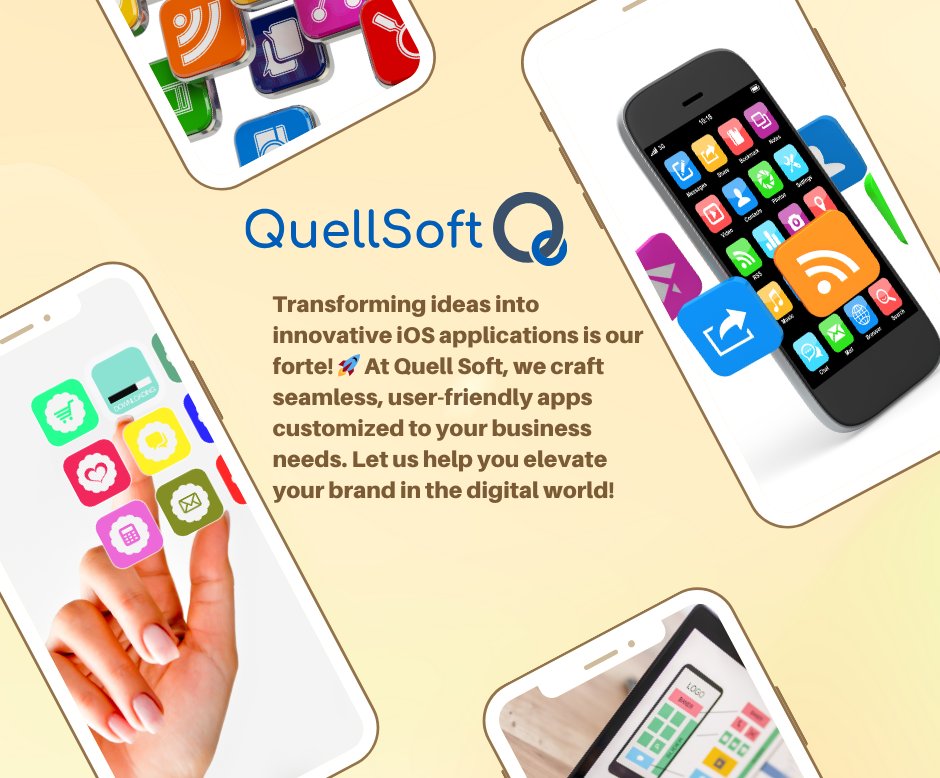 QuellSoft's tweet image. Transforming ideas into #innovative #iOSapplications is our forte! 🚀 At #QuellSoft, we craft seamless, #userfriendly #apps customized to your business needs. Let us help you elevate your brand in the #digital world!
View More - quell-soft.com/services/ios-a…
#iOSDevelopment