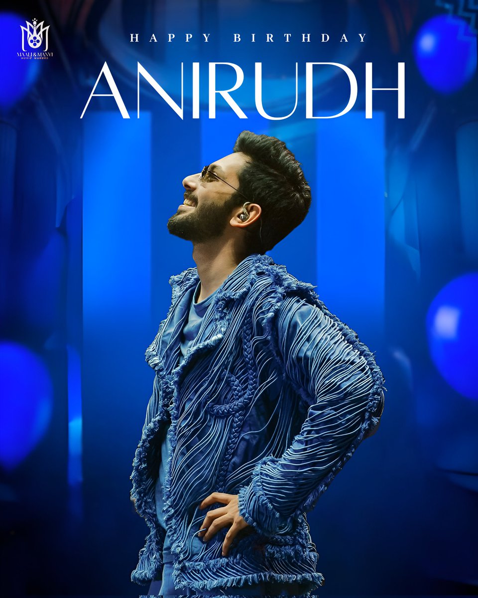 Happy Birthday to the musical genius, <a href="/anirudhofficial/">Anirudh Ravichander</a> 🎶 Your beats and melodies continue to inspire and elevate music to new heights. Wishing you a year filled with more chartbusters, creativity, and joy.
#HBDRockstarAnirudh #HBDAnirudhRavichander #HBDAnirudh