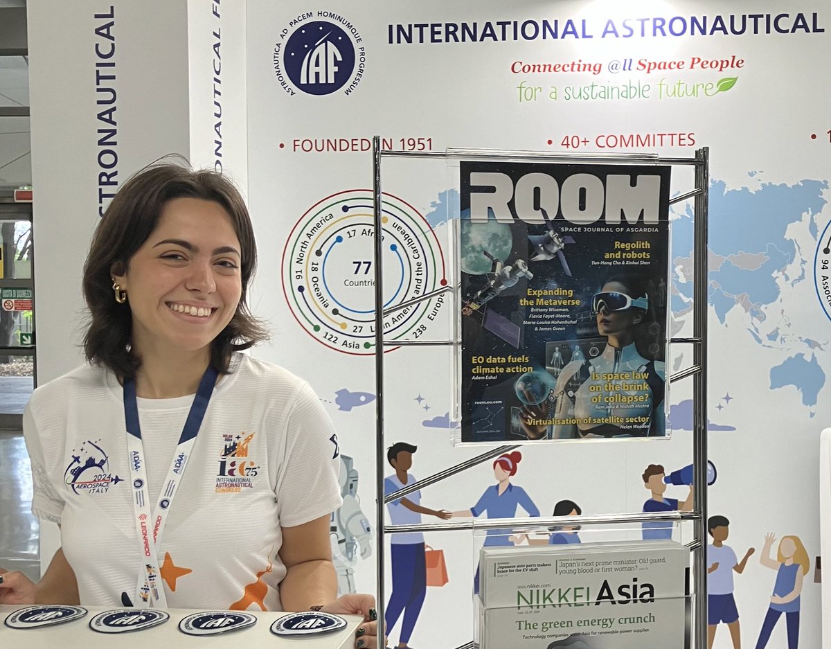 We are pleased to be a media sponsor of #IAC2024 in #Milan this week where copies of our latest issue are available on the <a href="/iafastro/">IAF</a> stand.