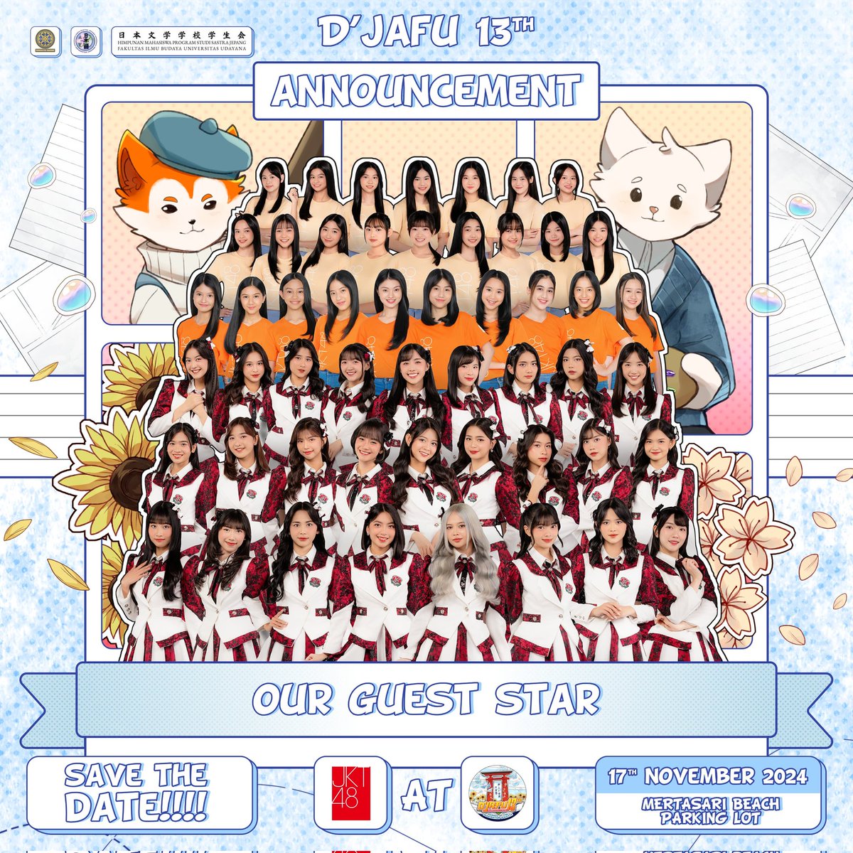 WTS/Want to sell tiket djafu 13, price 100k only! Grab it fast 

nb. Bisa COD di Denpasar dan sekitarnya atau ketemu di lokasi hari H yaaa. Yuk yang mau lihat JKT 😋