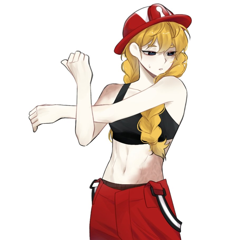 오타쿠적 망상으로
뜨거핑은 소방관이니까 근육량이 좀 많았으면 좋겟다는 상상...