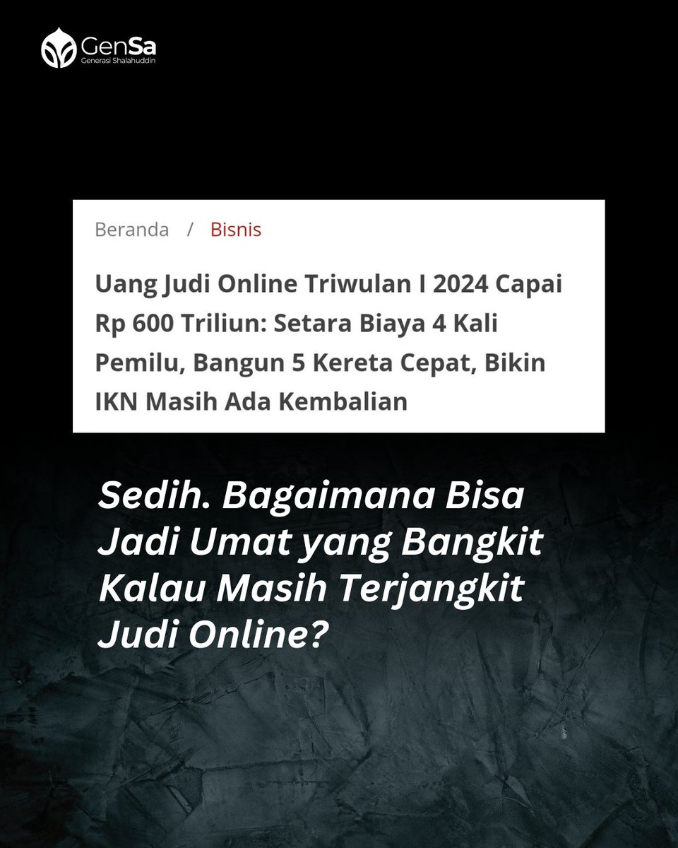 GenSaladin's tweet photo. Bagaimana dulu para salafus shalih memberantas judi?

A thread https://t.co/BDNMMOaFVS