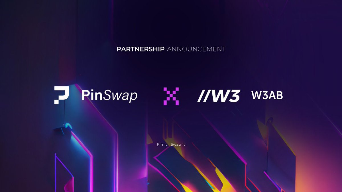 pinSwap_ioTex's tweet image. ￼ We’re excited to announce our partnership with @W3AB_ 

W3AB is Exploring Web3, NFTs, Airdrops, and much more! Connecting innovative minds and spreading knowledge.

Together, we’re ready to elevate the Web3 journey for everyone!

#PinSwap #NFT #DeFi #Web3