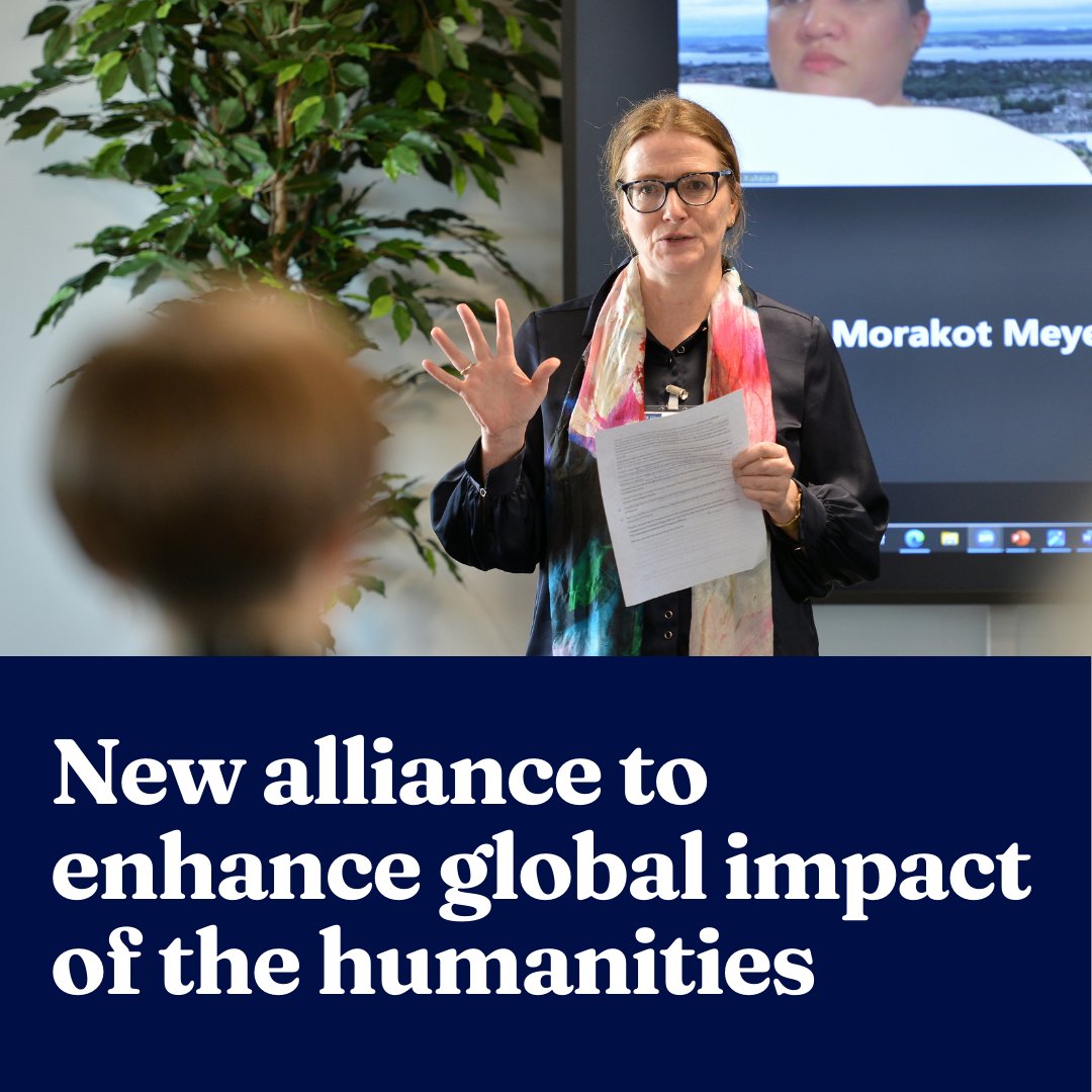 UniMelb's tweet image. Together with seven partner universities, we’re excited to announce the new Global Humanities Alliance!
The alliance aims to raise the profile and social and political impact of the humanities and social sciences globally. Read more → unimelb.me/3U95ri6