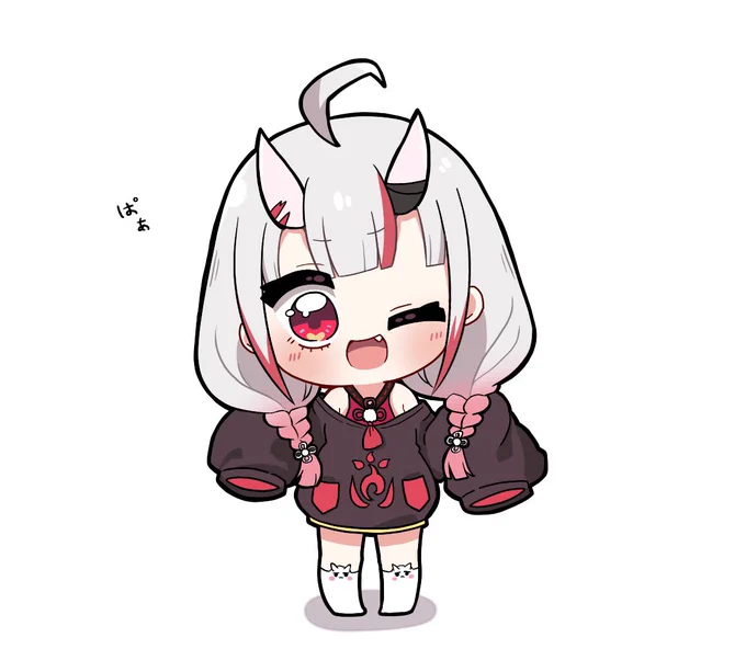 ぶかぶかパーカーだ余 #百鬼絵巻 