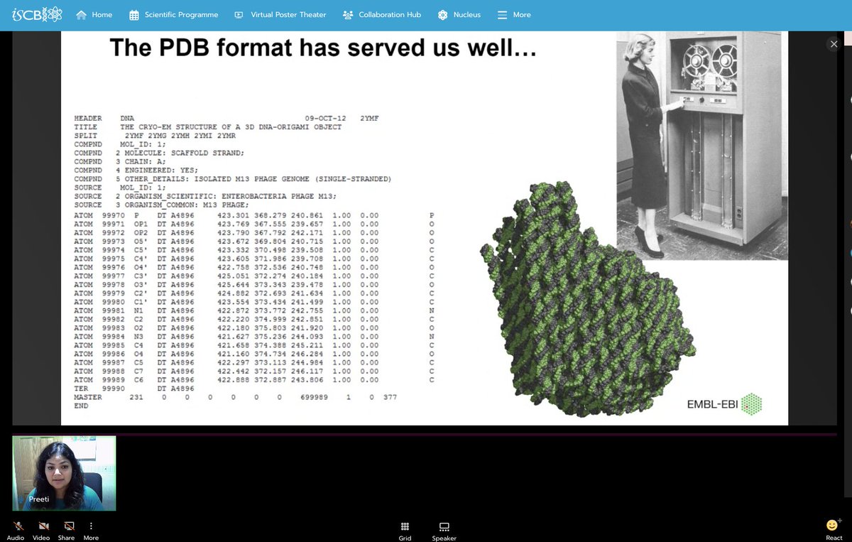 iscb_ascs's tweet photo. Session 2 of #ASCS24 Pre-symposium Workshop with Dr.Preeti from @PDBeurope is live 🖥️💻.
Join us as we dive in the structural world of Protein Data Bank and rob the treasure of knowledge with our amazing speaker and tutor.
#proteindatabank
#alphafold
#structuralbio
#compbio https://t.co/s7mtlWQA1G