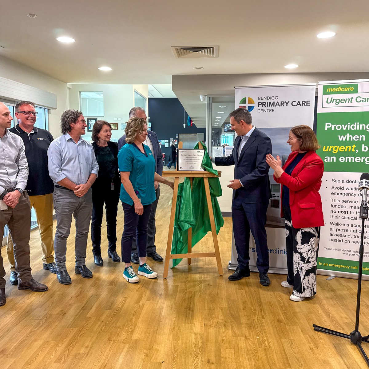 Today, Treasurer Jim Chalmers MP officially opened the Bendigo Medicare Urgent Care Clinic. 

The clinic, operated by Bendigo Primary Care Centre, will help take pressure off the Bendigo Emergency Department by offering better access to urgent care and is 100% bulk-billed.