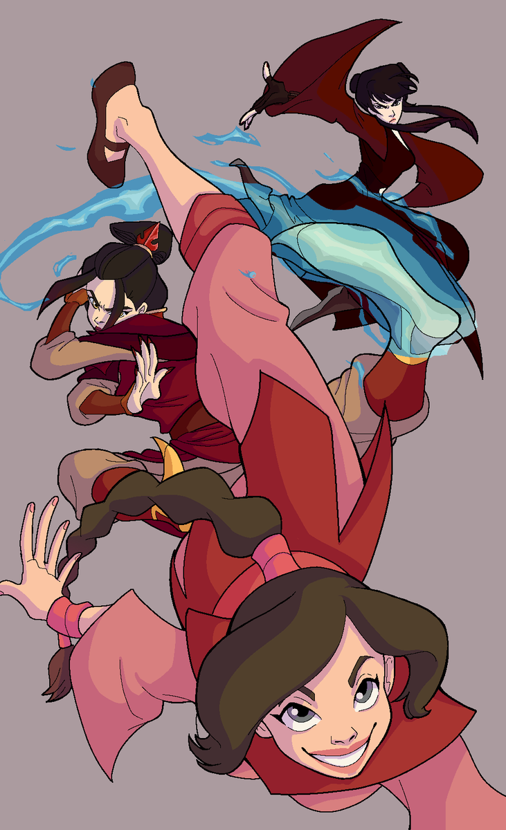 KikiBellPink's tweet photo. #AvatarTheLastAirbender #avatarlaleyendadeaang #dangerousladies #azula #atlaazula #tylee #mai #atlamai #maiavatar #atlatylee #azulaavatar #tyleeavatar #atla #princessazula #princesaazula #theangelsofOzal #losángelesdeozai #teamotylee #teamoazula #teamomai https://t.co/jAdktMpg2n