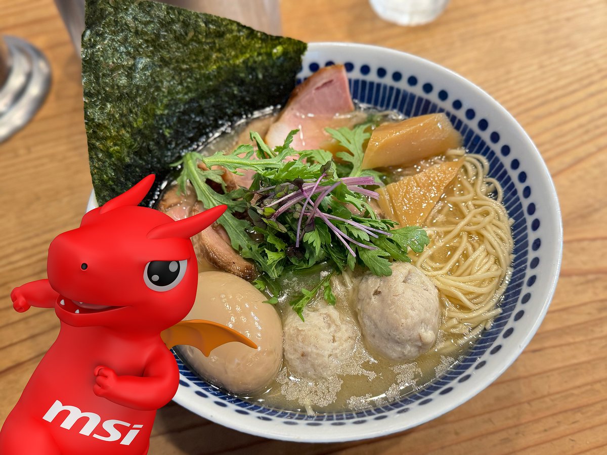 本日のMSIランチ
山女魚ﾒｪｰﾝ！🍜 https://t.co/L8it98dayz