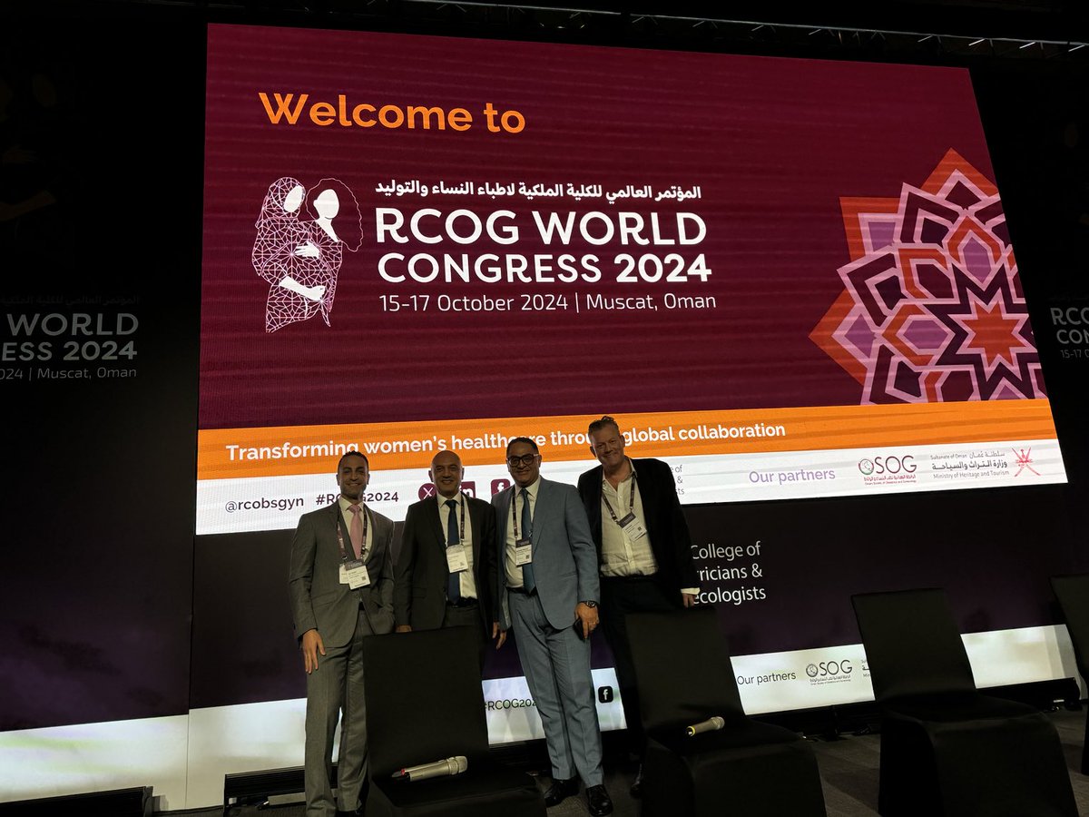 Hassan Shehata (@profhshehata) on Twitter photo Brilliant plenary on endometriosis by Arvind Vashisht, Justin Clark, Mohammed Mabrouk and Haider Jan. 👏🏽👏🏽👏🏽
<a href="/RCObsGyn/">RoyalCollegeObsGyn</a> #RCOGcongress2024 Brilliant plenary on endometriosis by Arvind Vashisht, Justin Clark, Mohammed Mabrouk and Haider Jan. 👏🏽👏🏽👏🏽
<a href="/RCObsGyn/">RoyalCollegeObsGyn</a> #RCOGcongress2024