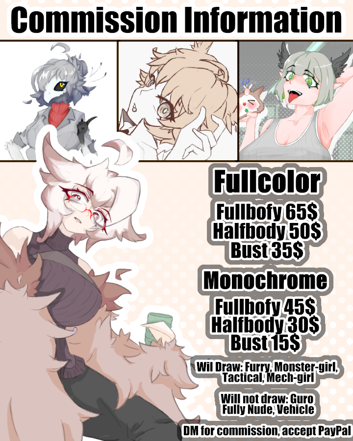 pika_a3's tweet photo. Doing emergency commission, please DM me if interested, I even will draw furries 🙏 #furry #monstergirl #anime #art #ilustration #Commision #commissionopen https://t.co/hGRz7cPBl6
