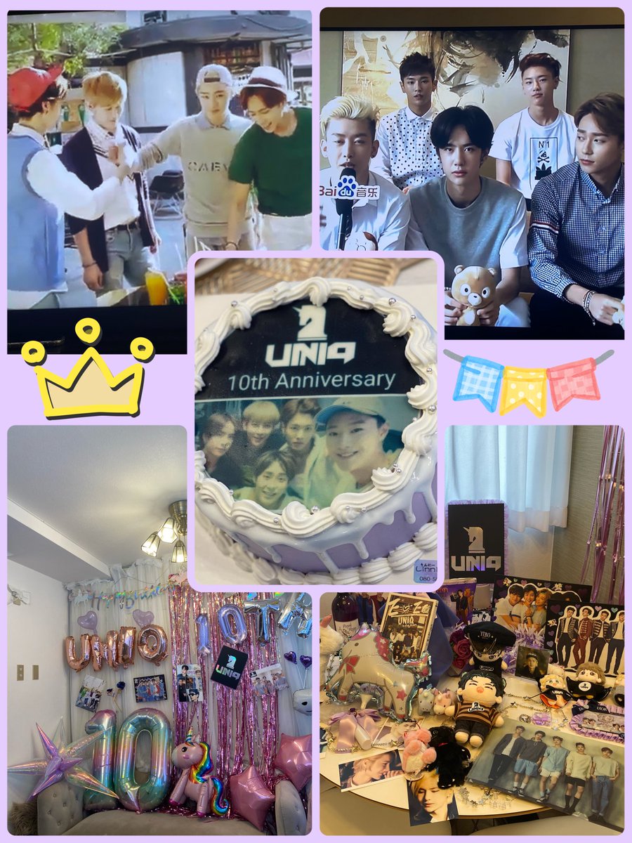 💜Happy 💜10th Anniversary🎉

Stay healthy and happy‼️
I'll be waiting for you all one day, together as five🦄

#UNIQ #王一博 #周艺轩 #李汶翰 
#ChoSeungyoun #KimSungjoo #LiWenhan #WangYibo #UNIQ_Happy10thAnniversary 
 #김성주 #조승연 #uniq forever