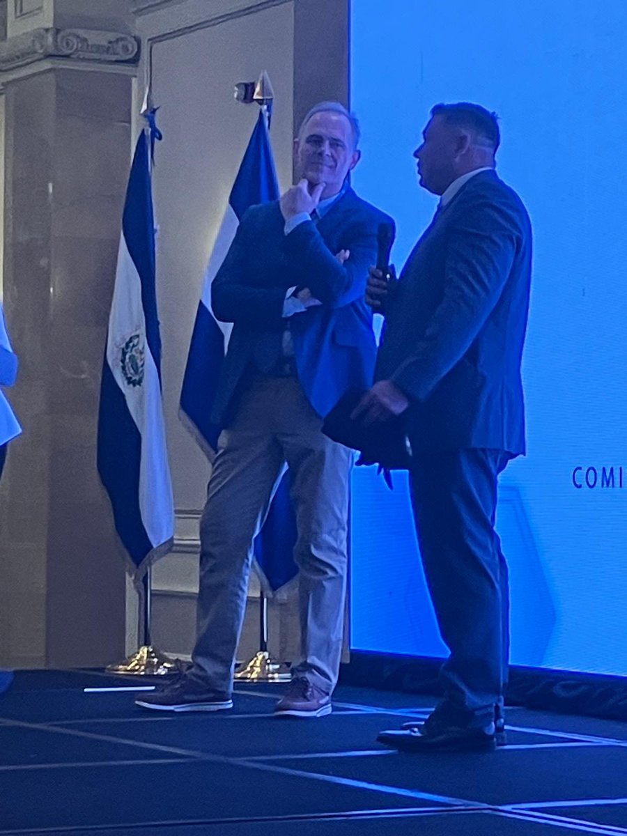 The team in El Salvador attending a #CNAD conference where our NED of #VLRM #Markets, Rafael Gomez Agar, delivered a master class in regulation and digital assets. VLRM Markets is licensed as a DASP and the team are meeting the key stakeholders in El Salvador including