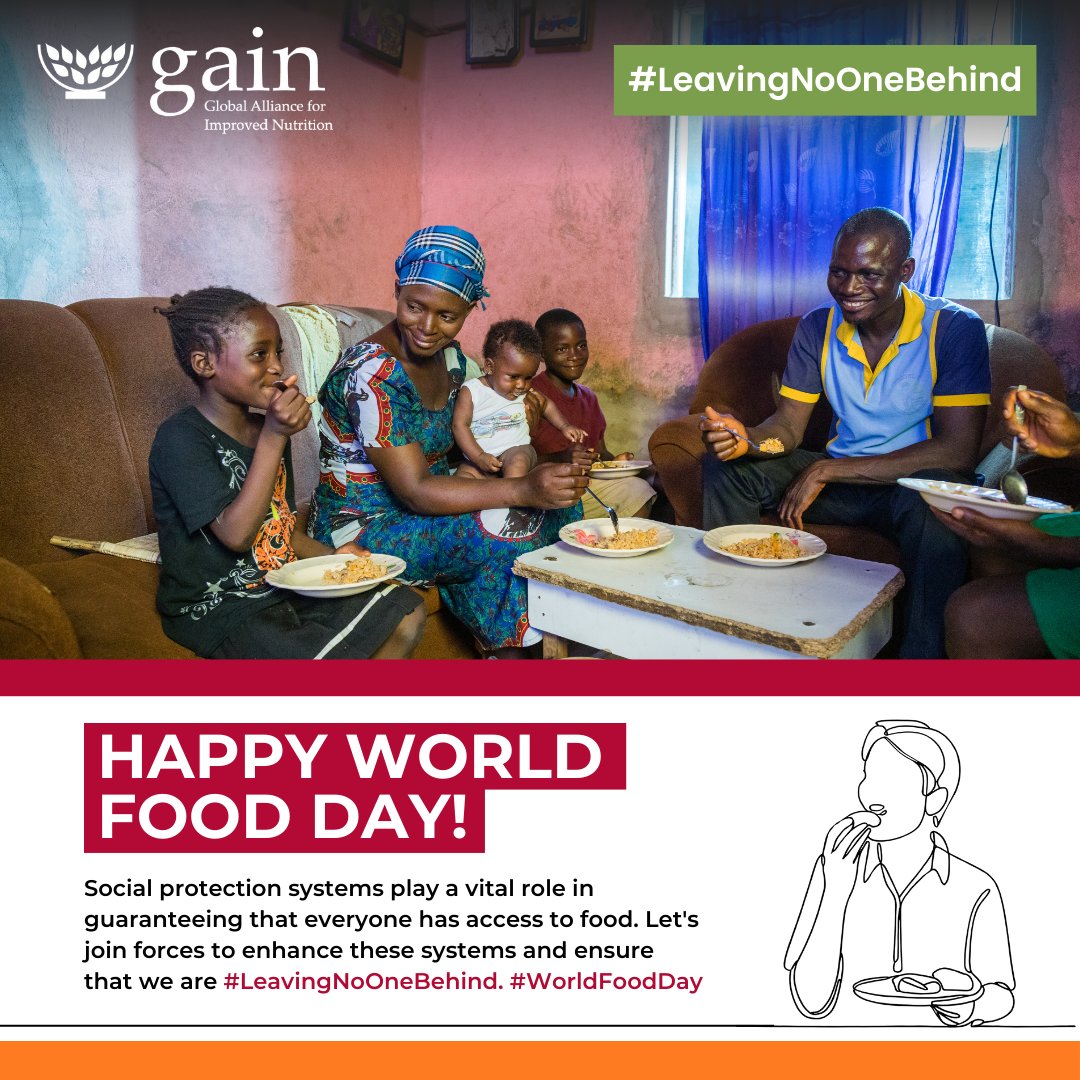 Happy World Food Day! 🌍🍎🌽. 
Today, we celebrate the fundamental right to food for a better life and future. This year's #WorldFoodDay theme perfectly aligns with our mission to improve the consumption of #HealthierDiets4All, especially among the most vulnerable populations.