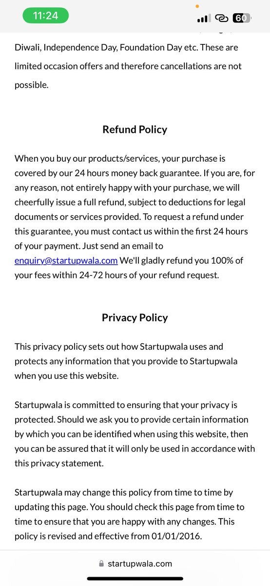 Sculptasse's tweet photo. Please be careful before paying @Startupwala after you do the payment they will demand more money for paperwork and stop answering calls once you ask for a refund and also deduct INR 1000/- for paperwork even after refusing to take there services.@jagograhakjago https://t.co/RurbYLUtqy