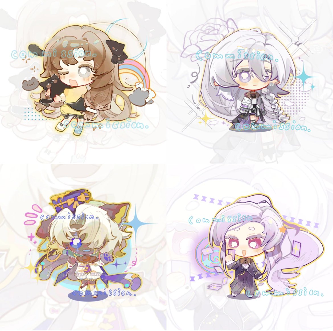 previously completed commissions🥺💖