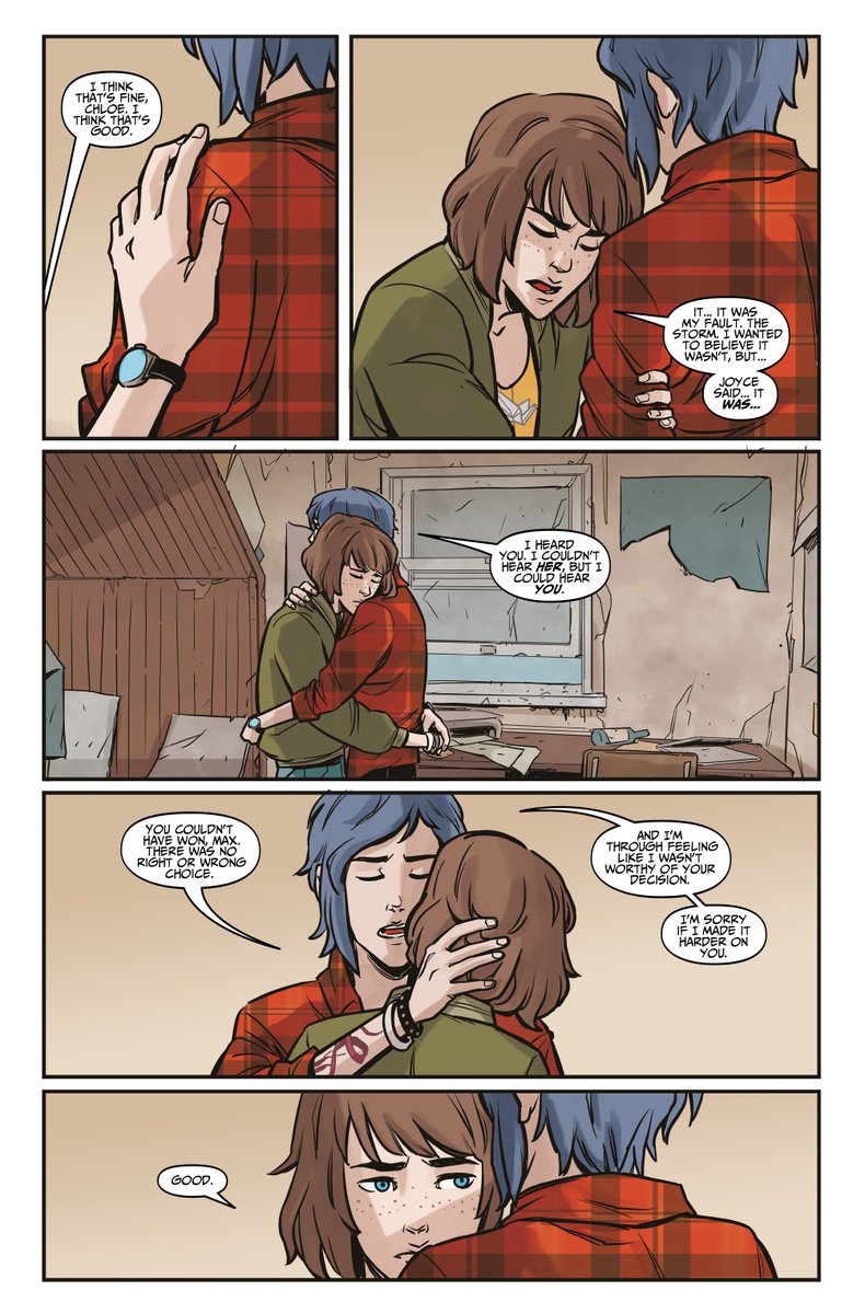 LetThePartyDie's tweet photo. THIS is Chloe Price. Not someone who writes a breakup letter and disappears after 10 years and resents Max for letting Joyce die. https://t.co/EXkJ2xhB0w