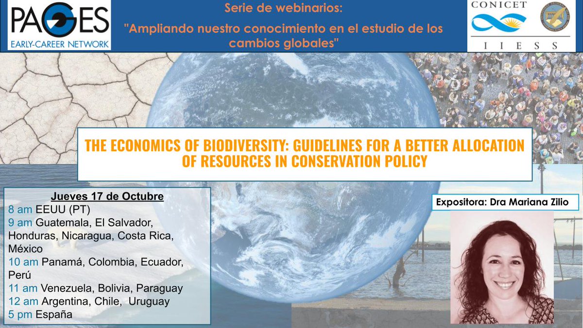 Paula Echeverría-Galindo (@paulaecheverra5) on Twitter photo Join our next Webinar (in Spanish)
Day: October 17th
Time: 3 pm UTC
Listen to our guest Mariana Zilio from IIESS (UNS - CONICET)
▶️ acortar.link/wBPmHr
organized by <a href="/PAGES_ECN/">PAGES ECN (PAGES Early-Career Network)</a> Central and South America Join our next Webinar (in Spanish)
Day: October 17th
Time: 3 pm UTC
Listen to our guest Mariana Zilio from IIESS (UNS - CONICET)
▶️ acortar.link/wBPmHr
organized by <a href="/PAGES_ECN/">PAGES ECN (PAGES Early-Career Network)</a> Central and South America